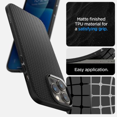 5. Spigen Liquid Air iPhone 14 Pro Case - Matte Black