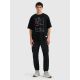 3. Men's oversized printed T-shirt 4F 4FRAW25TTSHM3257-20S