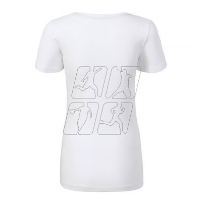 3. Malfini Action V-neck T-shirt W MLI-70100 white