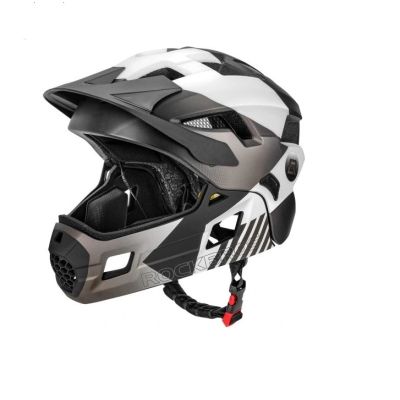 Rockbros Kids Helmet with Visor 54-57cm Black