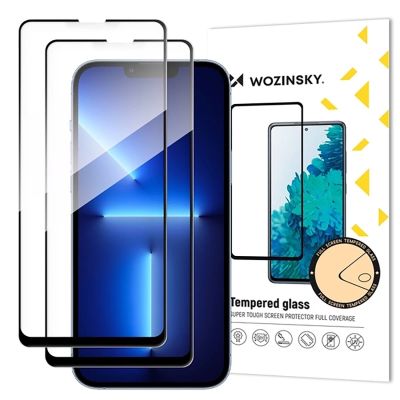 Set of 2 Wozinsky Full Glue Tempered Glass for Samsung Galaxy M56