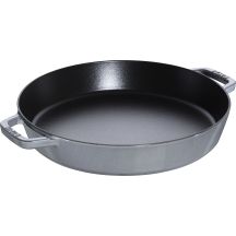 Staub Cast Iron Frying Pan with Two Handles – 34 cm, Graphite