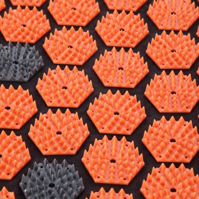 10. HMS AKM01 Premium Acupressure Mat, Black, Set with Pillow