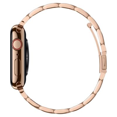 8. Spigen Modern Fit Band for Apple Watch 4/5/6/7/8/SE (38/40/41 mm) - Rose Gold