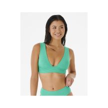 RIP CURL Premium Surf Deep V Bikini Top, Green
