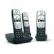 Gigaset A690 A Trio cordless phone - DECT Schnurlostelefon black