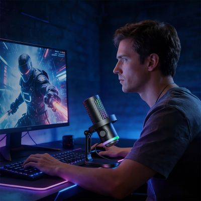 11. BOYA CastMic G40 Wired USB-C Gaming Microphone - Black