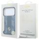 8. Guess 4G with Stripe Round and Classic Logos MagSafe Case for iPhone 17 Pro Max / 18 Pro Max - Blue