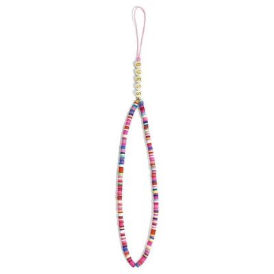 2. Guess pendant GUSTGMPP Phone Strap multicolor pink/multicolor pink Heishi Beads