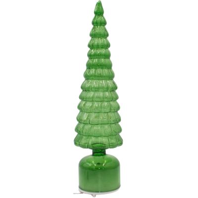 23. DECORATIVE CHRISTMAS TREE GREEN LED 13 CROWNS WARM WHITE 40CM