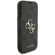 4. Guess Book 4G Metal Logo Case for iPhone 18 Pro / 17 Pro - Black