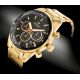 2. Men's Watch Giewont Chronograph Sapphire Gold Black GW9140-B4