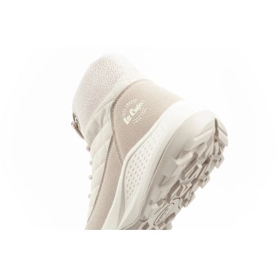 7. Lee Cooper women's winter hiking sports shoes, insulated, cream, eco-leather
