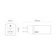12. Baseus GaN2 Lite fast charger 65W USB / USB Type C Quick Charge 3.0 Power Delivery (gallium nitride) white (CCGAN2L-B02)