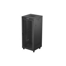 Lanberg 19" 37U 800X800 black floor-standing rack cabinet with perforated doors (Flat Pack)