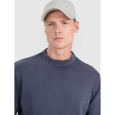 3. Men's sweatshirt without zipper and hood 4F 4FWSS25TSWSM1739-22S