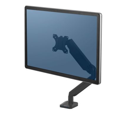 2. Fellowes Ergonomics Single Monitor Arm - Platinum Series, Black