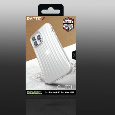 5. Raptic X-Doria Clutch Case iPhone 14 Pro Max back cover clear