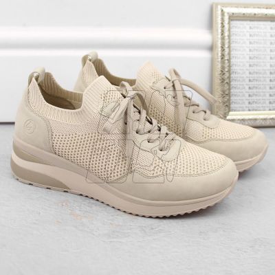 6. Comfortable Remonte W RKR693 beige sports shoes