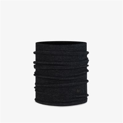 5. Buff Merino Fleece Neck Gaiter – black