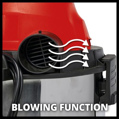 4. EINHELL TC-VC 1930 S 2342188 workshop vacuum cleaner (1500W; red)