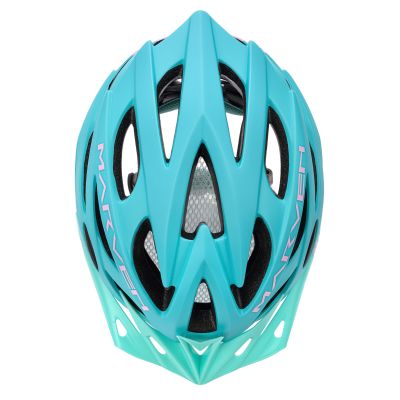 17. Meteor Marven pink/mint bicycle helmet