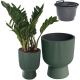 3. MILLY FLOWER POT ON LEG DIAMETER 30 CM GREEN PINA