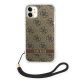 3. Guess GUOHCN61H4STW iPhone 11 brown/brown hardcase 4G Print Strap