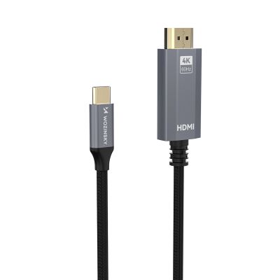 4. Wozinsky WCCH-01 USB-C - HDMI 4K 60Hz Cable 1.8m - Black