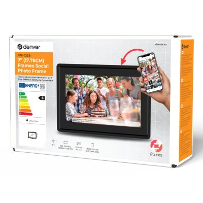 6. Denver photo frame with FRAMEO 7" 8GB black