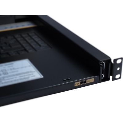 5. Inter-Tech KVM-1708 Rack Console 43.2 cm (17") 1280 x 1024 px Steel Black