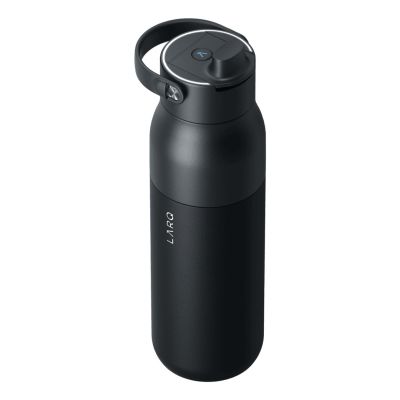 3. LARQ Bottle PureVis 2 - intelligent, self-cleaning filter bottle, UV-C light 680ml (obsidian black)