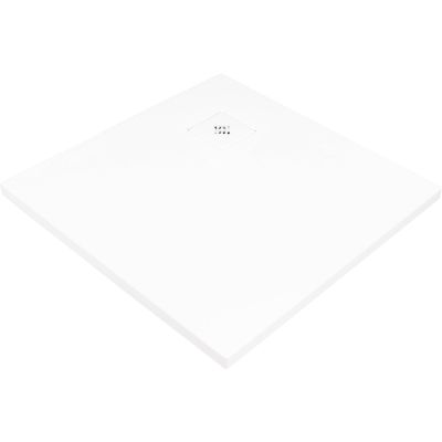 Square acrylic shower tray 80x80 cm