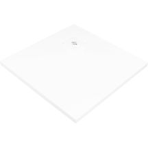 Square acrylic shower tray 80x80 cm