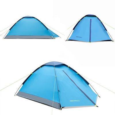 2. NILS CAMP Nightfall NC6033 camping tent for 2 people, blue