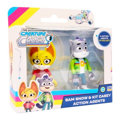 CREATURE CASES S1 ACTION AGENTS 7.5 CM - 2 PACK (ASSORTMENT)
