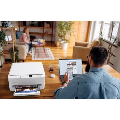 31. Canon Pixma TS6550i white multifunction device