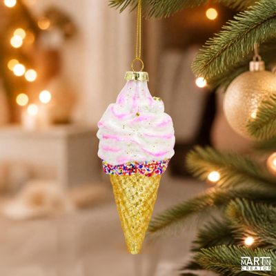 4. GLASS BALL MAT ICE CREAM MICA