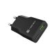 7. NATEC RIBERA GAN SLIM WALL CHARGER 1X USB-A + 1X USB-C 20W BLACK