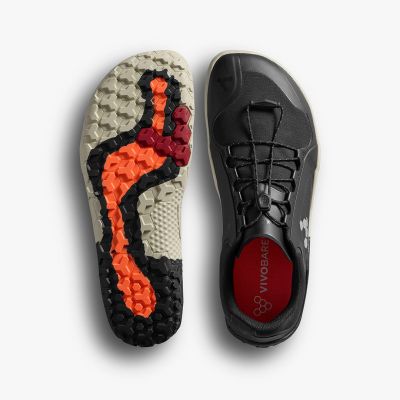 2. Vivobarefoot PRIMUS TRAIL III ALL WEATHER FG WOMENS Obsidian Minimalist Hiking Shoes (209305-01)