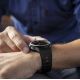 4. Tech-Protect Silicone Line Strap for Samsung Galaxy Watch 4 / 5 / 5 Pro / 6 / 7 / FE - Black