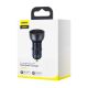 19. Baseus USB / USB Type C car charger 65 W 5 A SCP Quick Charge 4.0+ Power Delivery 3.0 LCD screen gray (CCKX-C0G)
