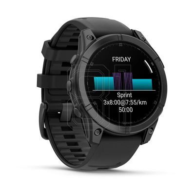 4. Garmin Fenix E stainless steel watch 010-03025-01