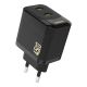 Dudao A28PEU PD 45W GaN 2xUSB Wall Charger - Black