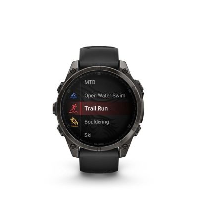 3. Garmin fenix 8 3.56 cm (1.4") AMOLED 47 mm Digital 454 x 454 px Touchscreen Black Wi-Fi GPS