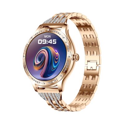 4. VELTORI VT350-1 Women's Smartwatch Rose Gold Bracelet