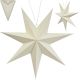 4. DECORATIVE HANGING PAPER STAR 45CM WHITE