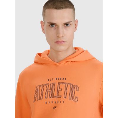 5. Men's sweatshirt with hood, open, 4F 4FRSS25TSWSM2201-70S