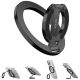2. Ring SODI ST04 double-sided magnetic with MagSafe - black