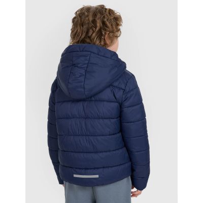 3. Children's down jacket with synthetic filling, unisex, 4F 4FJRAW25TDJAU0804-31S